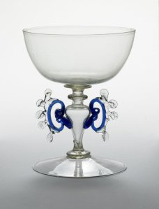 Wine glass 17th c Venice BM 1987 0702.2